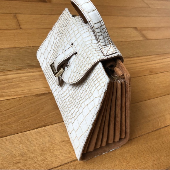 Meli Melo Calf Fur Double Flap Bag - Picture 2 of 7